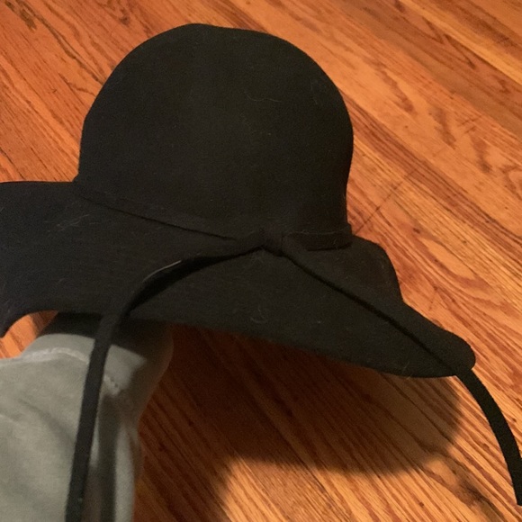 Wide brim floppy hat black - Picture 2 of 2